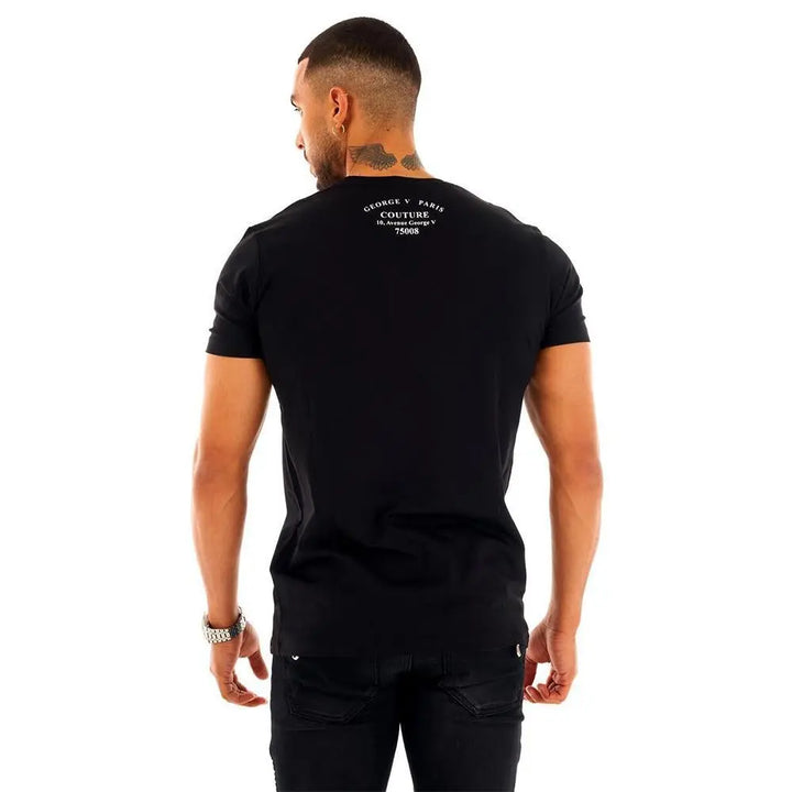 George V Men Crystal Joker T-Shirt (Black)-Nexus Clothing