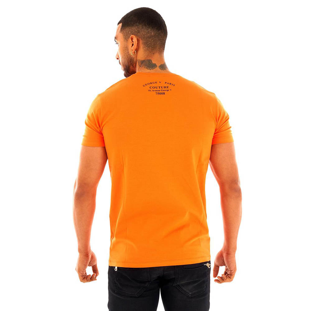 George V Men Crystal Joker T-Shirt (Orange)-Nexus Clothing