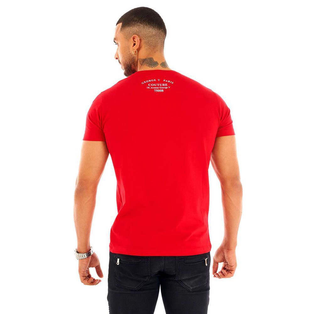 George V Men Crystal Joker T-Shirt (Red)-Nexus Clothing
