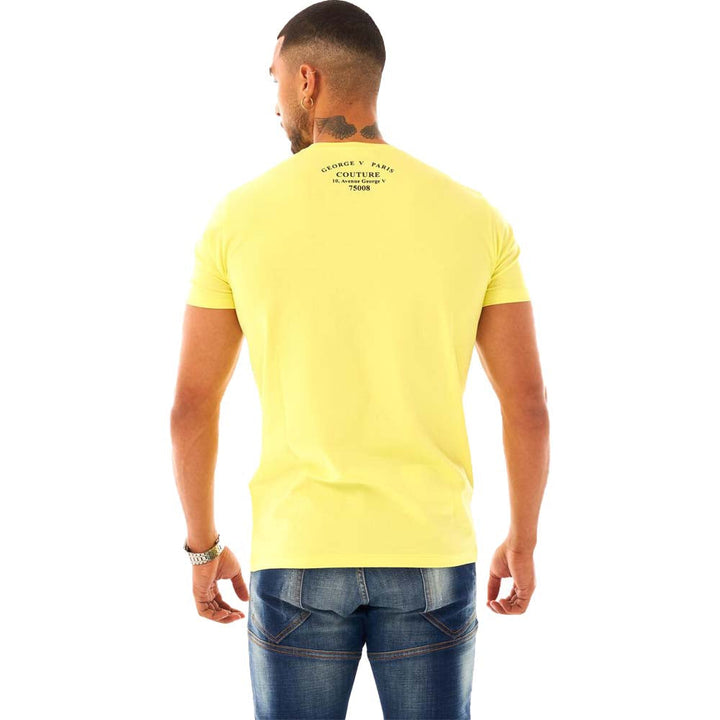 George V Men Crystal Joker T-Shirt (Yellow)-Nexus Clothing