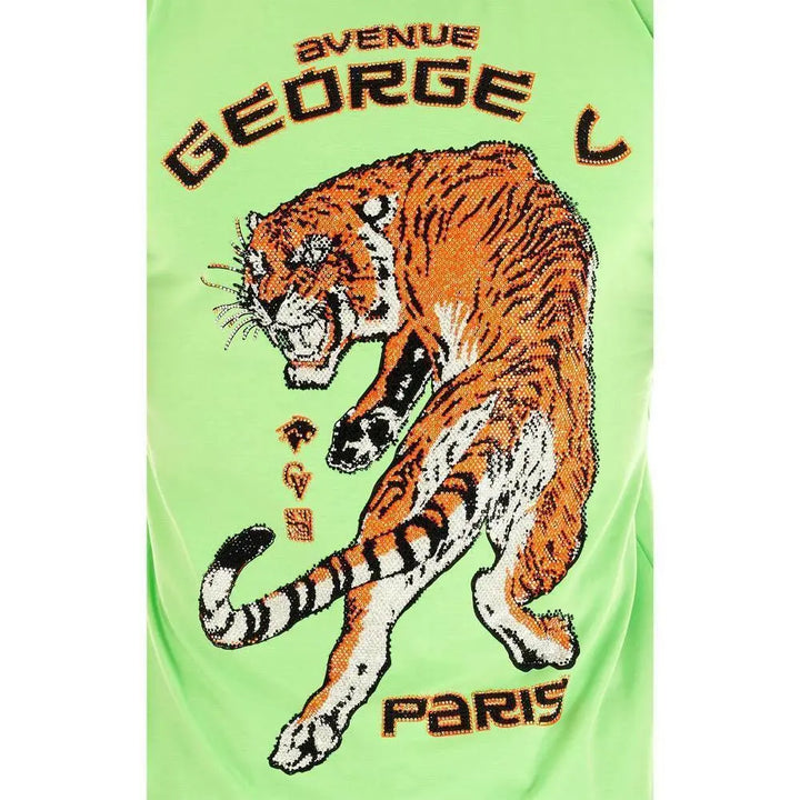 George V Men Crystal Tiger Paris Green-Nexus Clothing