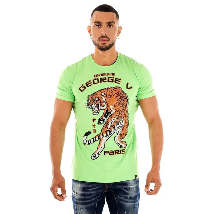 George V Men Crystal Tiger Paris Green-GREEN-Small-Nexus Clothing