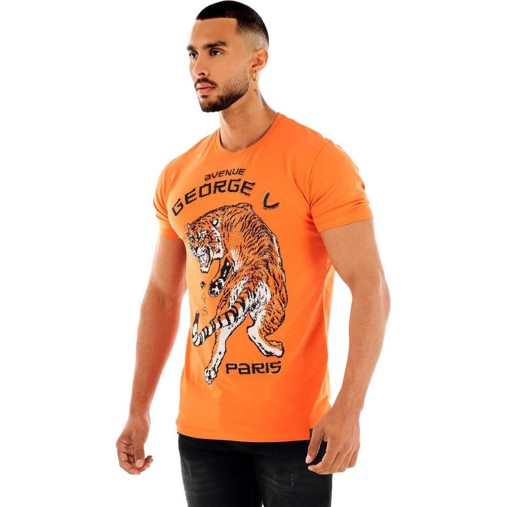 George V Men Crystal Tiger Paris (Orange)-Nexus Clothing