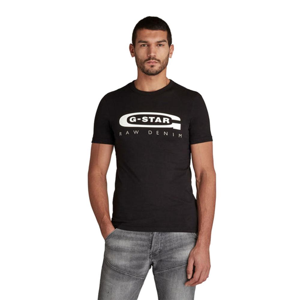 Gstar Raw Men Graphic 4 slim r t short-sleeve-dk black-Small-Nexus Clothing