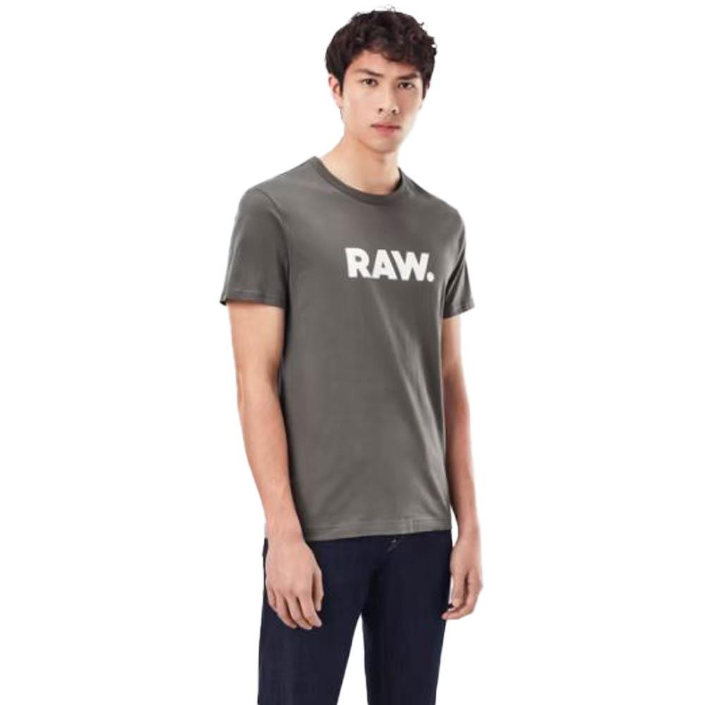 Gstar Raw Men Holorn r t Short-Sleeve (Grey)-Nexus Clothing