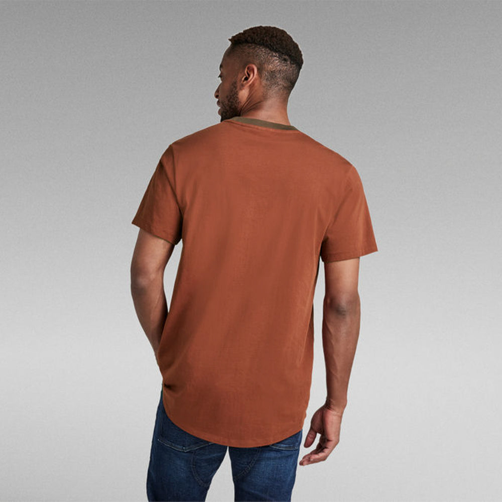 Gstar Raw Men Lash Sports Graphic T-Shirt (Auburn)-Nexus Clothing