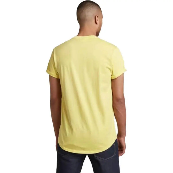 Gstar Raw Men Lash T-Shirt (Dark Bleach yellow)-Nexus Clothing