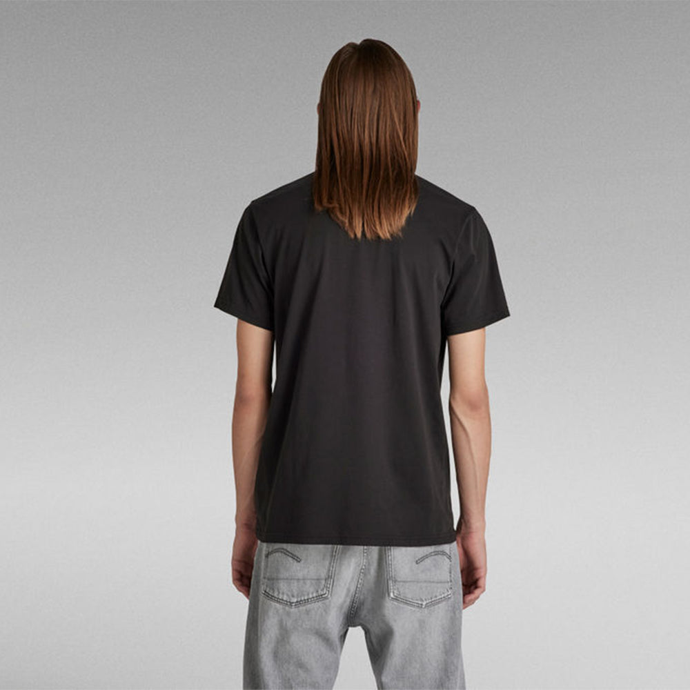 Gstar Raw Men Originals T-Shirt (Black)-Nexus Clothing