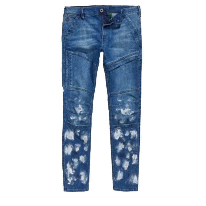 Gstar Raw Men Rackam 3d Skinny Jeans (Extreme Painted)-EXTREME PAINTED-40W X 32L-Nexus Clothing