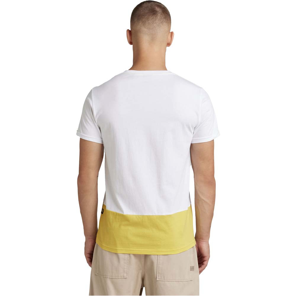 Gstar Raw Men color block . r t (White)-Nexus Clothing