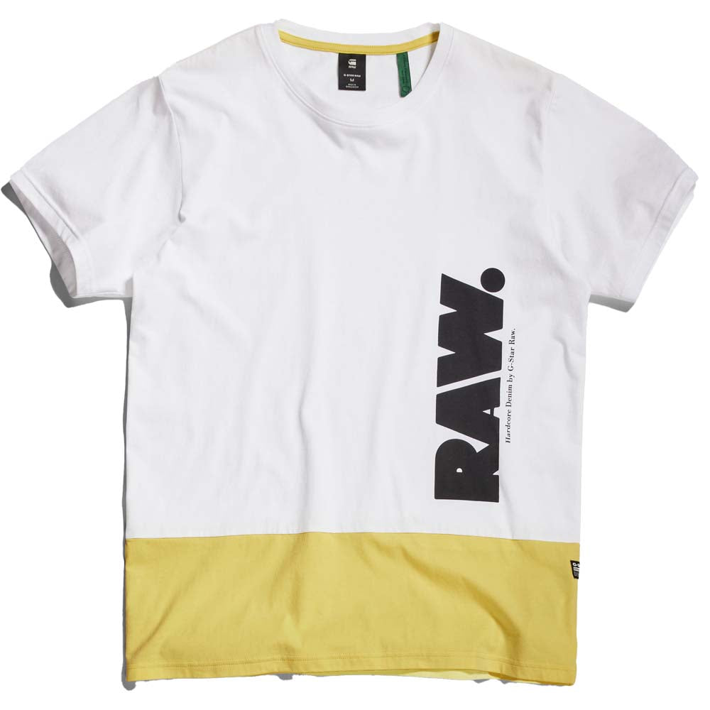 Gstar Raw Men color block . r t (White)-Nexus Clothing