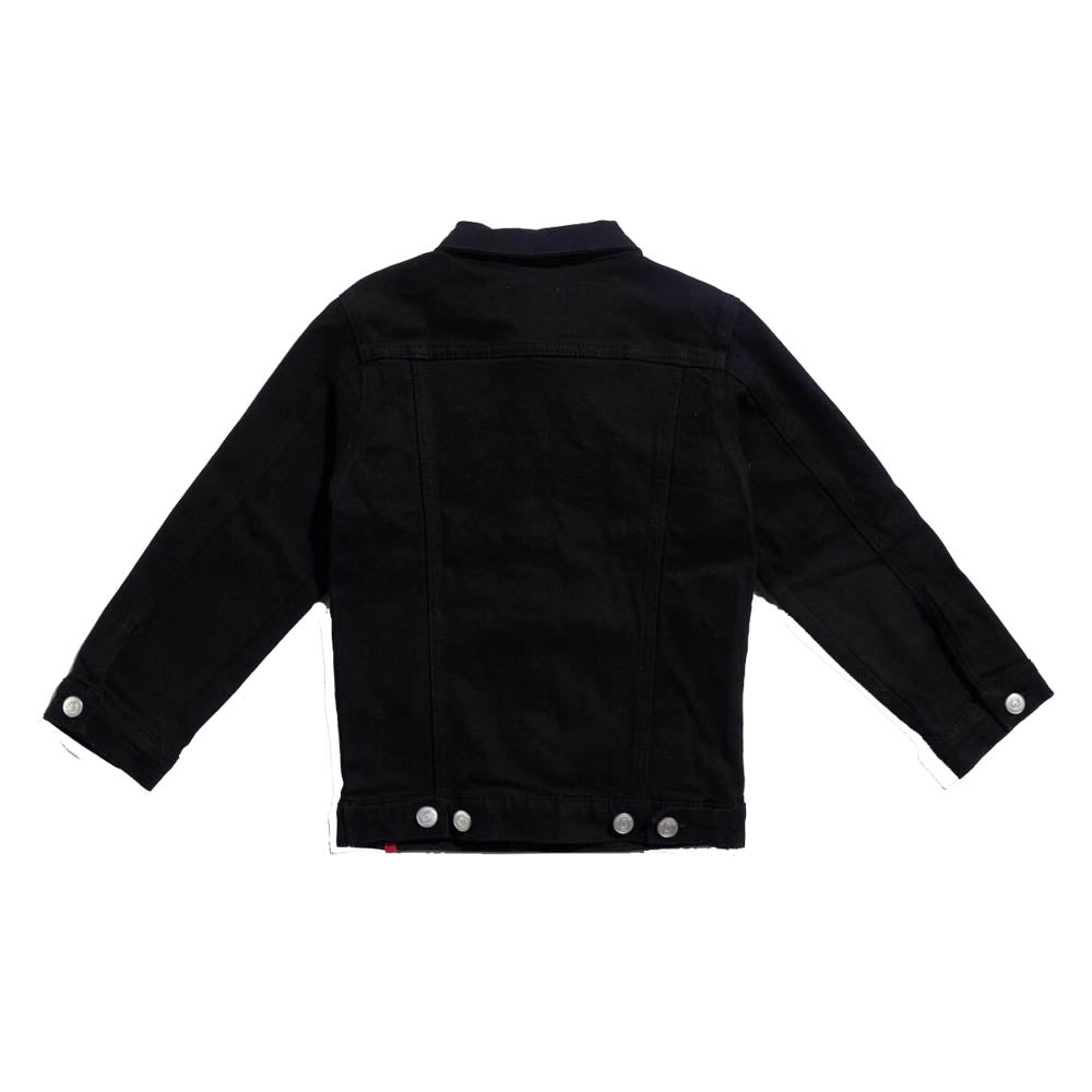 Haus of JR kids Smith Denim Jacket (Jet Black)-Nexus Clothing
