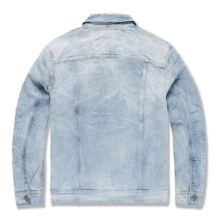 JORDAN CRAIG MEN HAMILTON DENIM TRUCKER JACKET (Lightning Blue)-Nexus Clothing