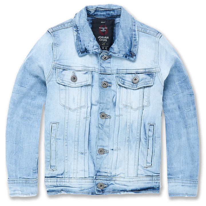 Jordan Craig Kids Bayside Denim Trucker Jacket (Sky Blue)-Sky Blue-2T-Nexus Clothing