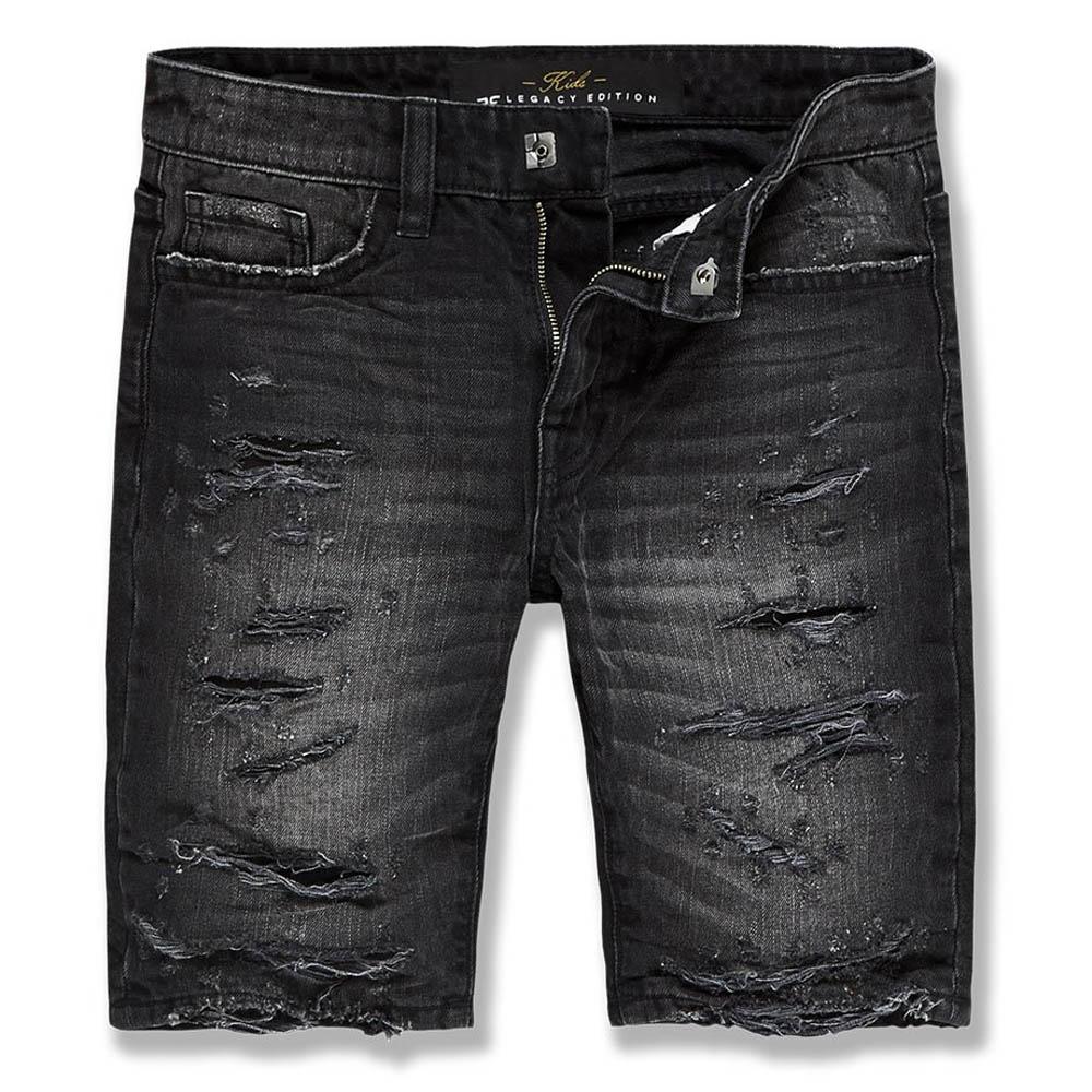 Jordan Craig Kids Belmar Denim Shorts (Black Shadow)-Black Shadow-2T-Nexus Clothing