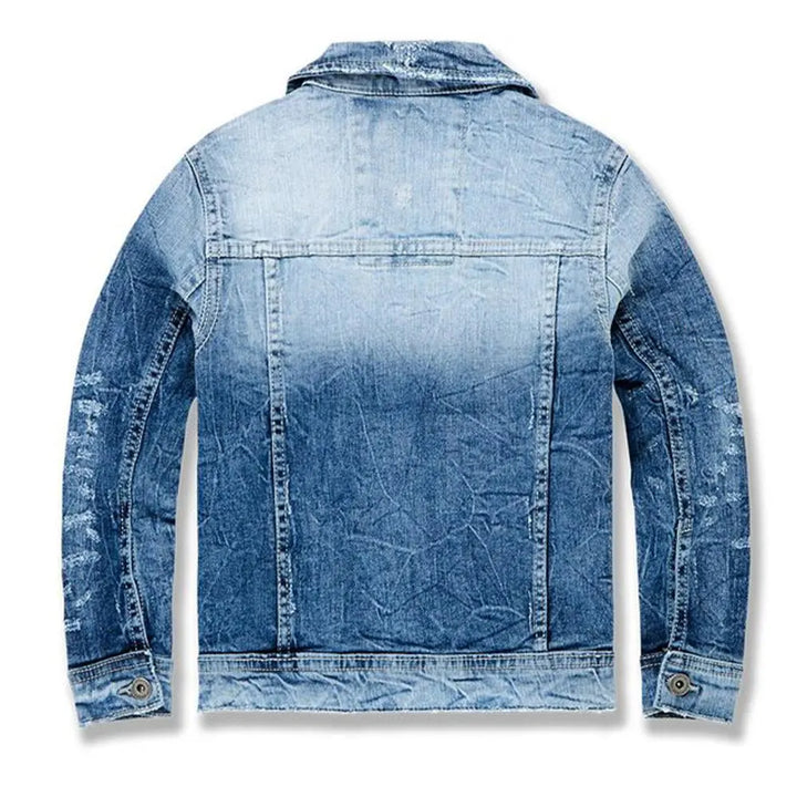 Jordan Craig Kids Hamilton Denim Trucker Jacket (Aged Wash)-Nexus Clothing