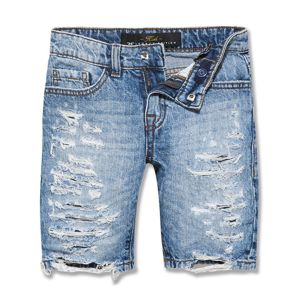 Jordan Craig Kids Ironbound Denim Shorts (Medium Blue)-Medium Blue-2T-Nexus Clothing