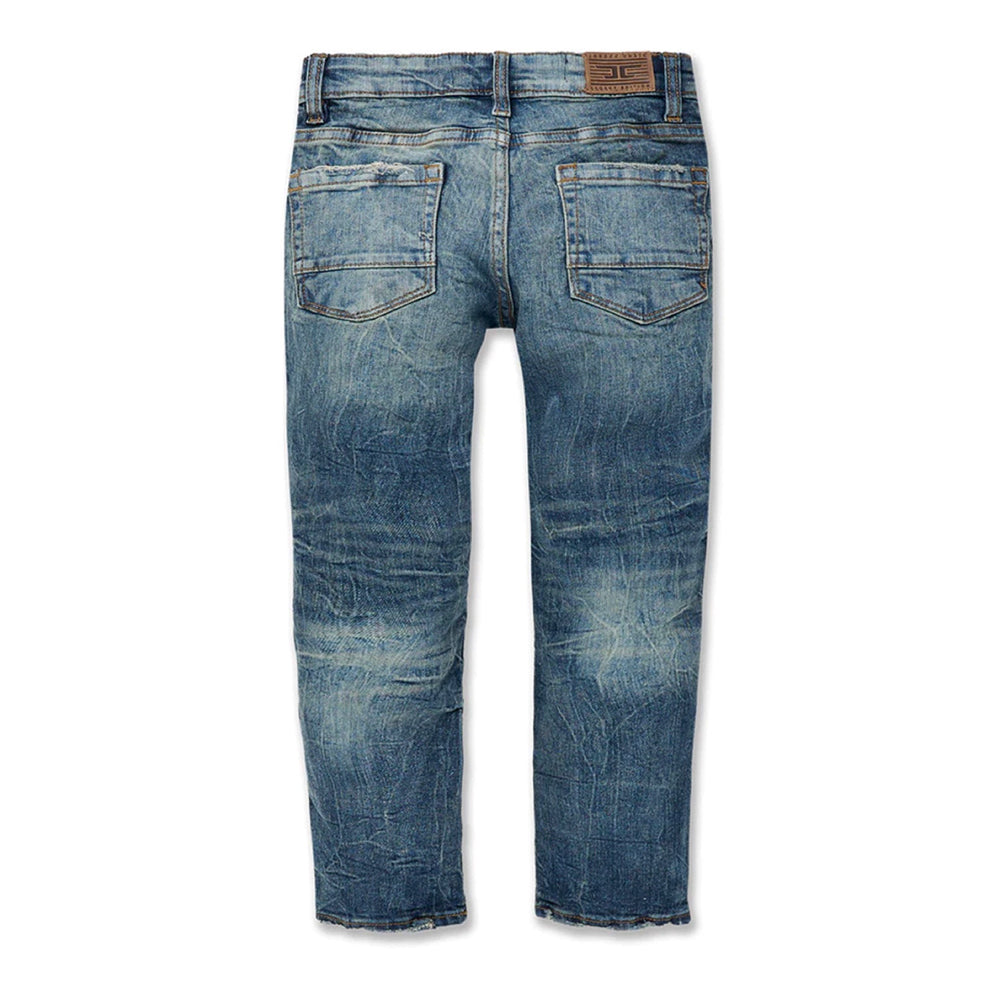 Jordan Craig Kids Rip Repair Jeans (Lager)-Nexus Clothing