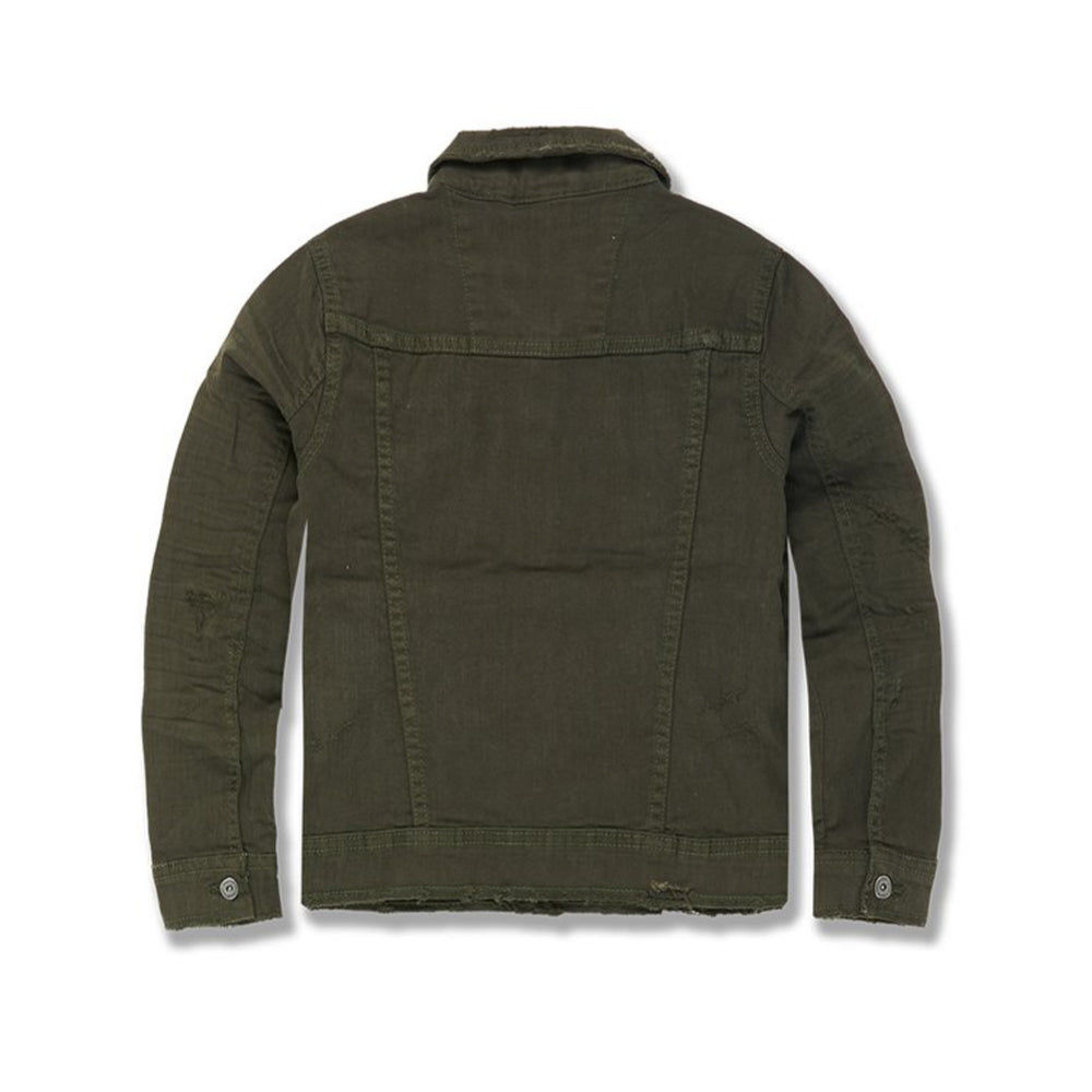 Jordan Craig Kids Tribeca Twill Jacket (Army Green)-Nexus Clothing