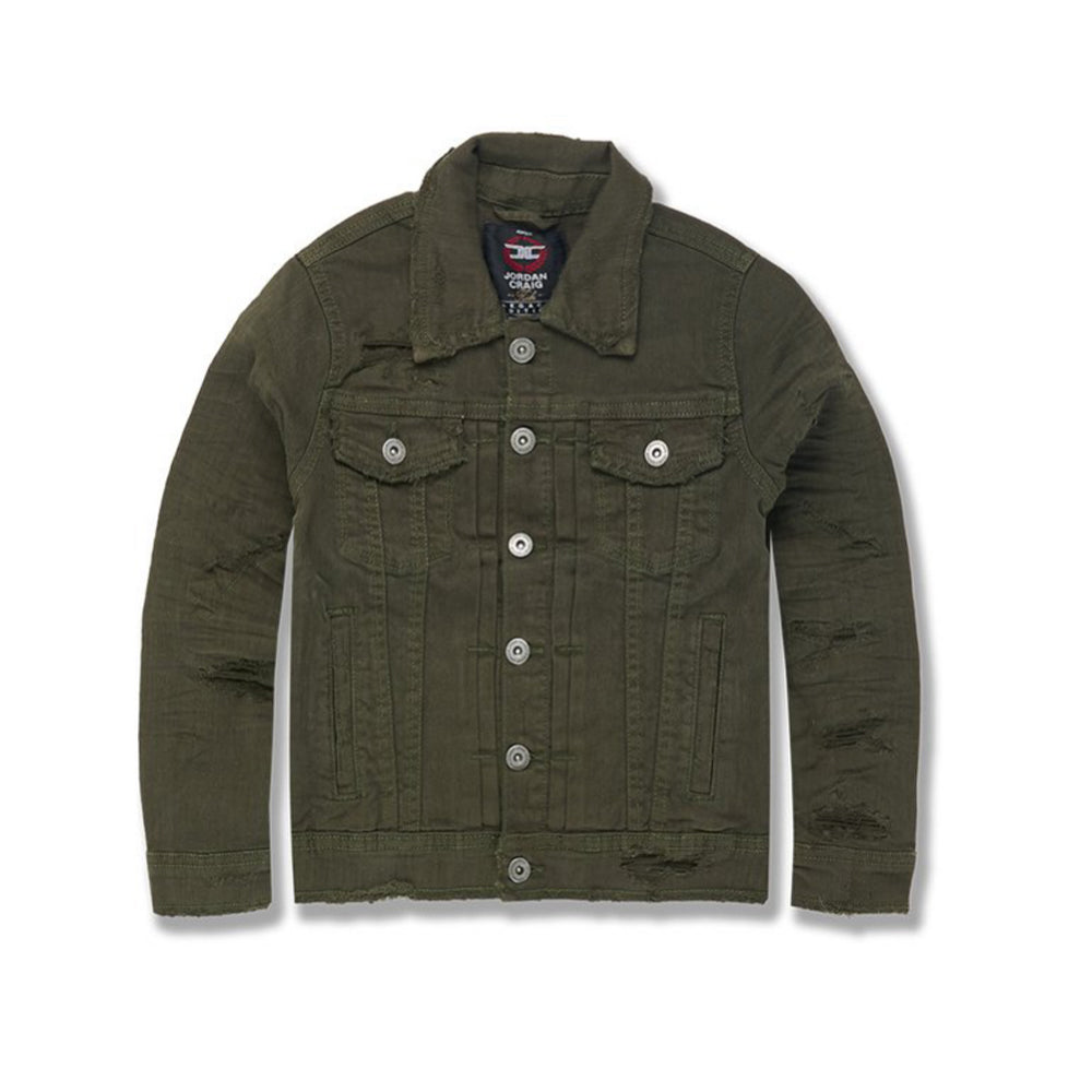 Jordan Craig Kids Tribeca Twill Jacket (Army Green)-Army Green-10T-Nexus Clothing