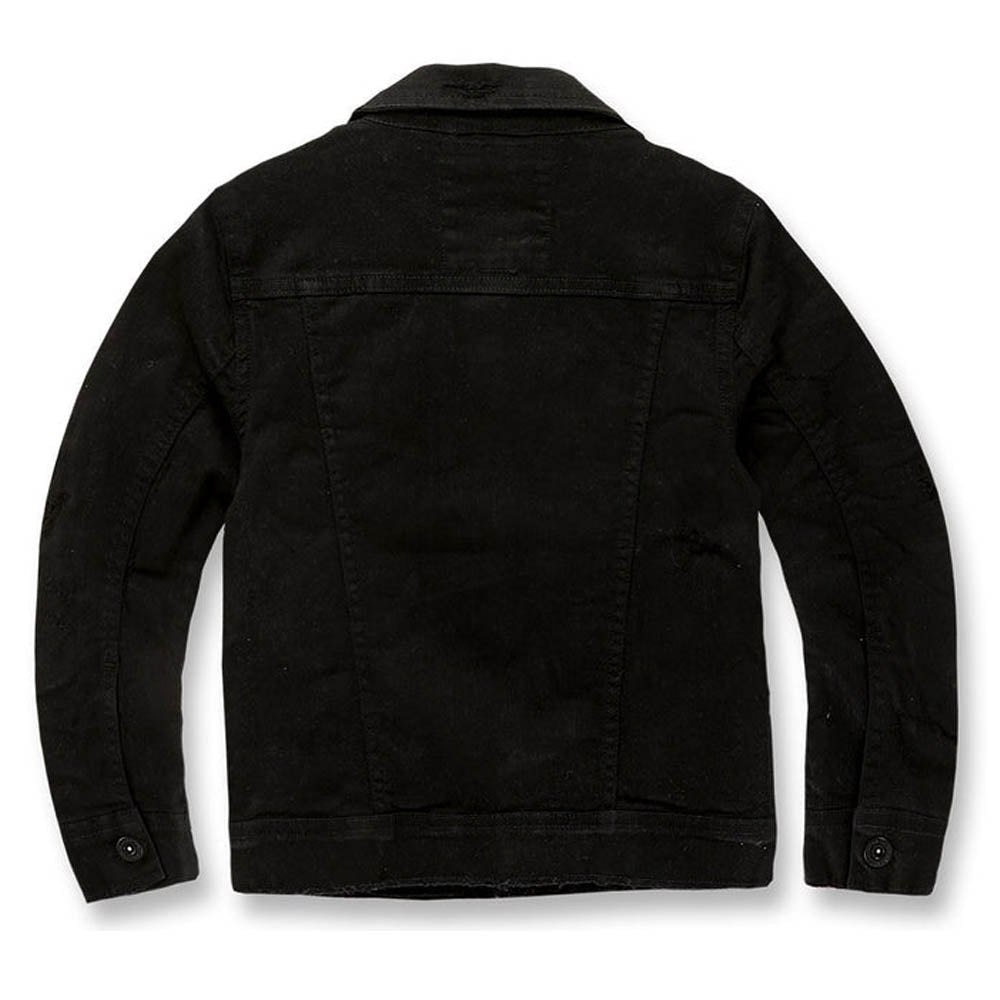 Jordan Craig Kids Tribeca Twill Trucker Jacket 2022 (Black)-Nexus Clothing
