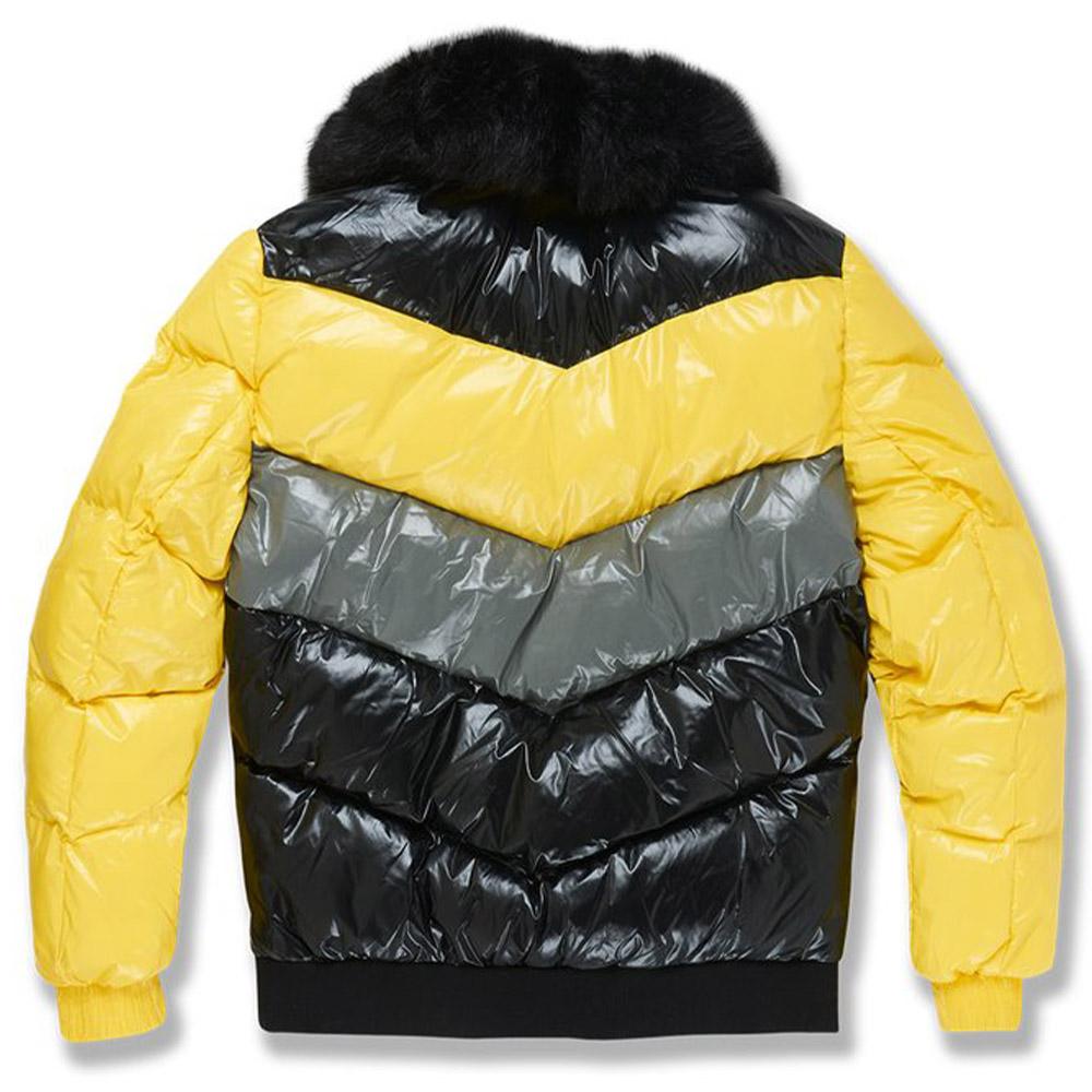 Jordan Craig Men Blocked Puffer Jacket(Pollen)-Nexus Clothing