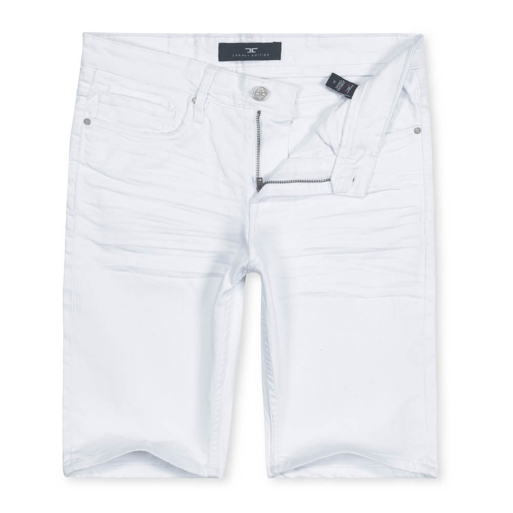 Jordan Craig Men INSEAM Denim Shorts (White)-White-30-Nexus Clothing