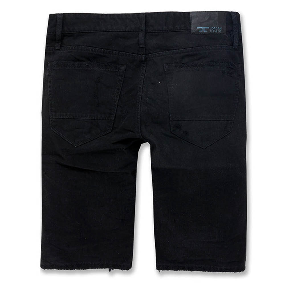 Jordan Craig Men Ironbound Twill Shorts (Jet Black)-Nexus Clothing