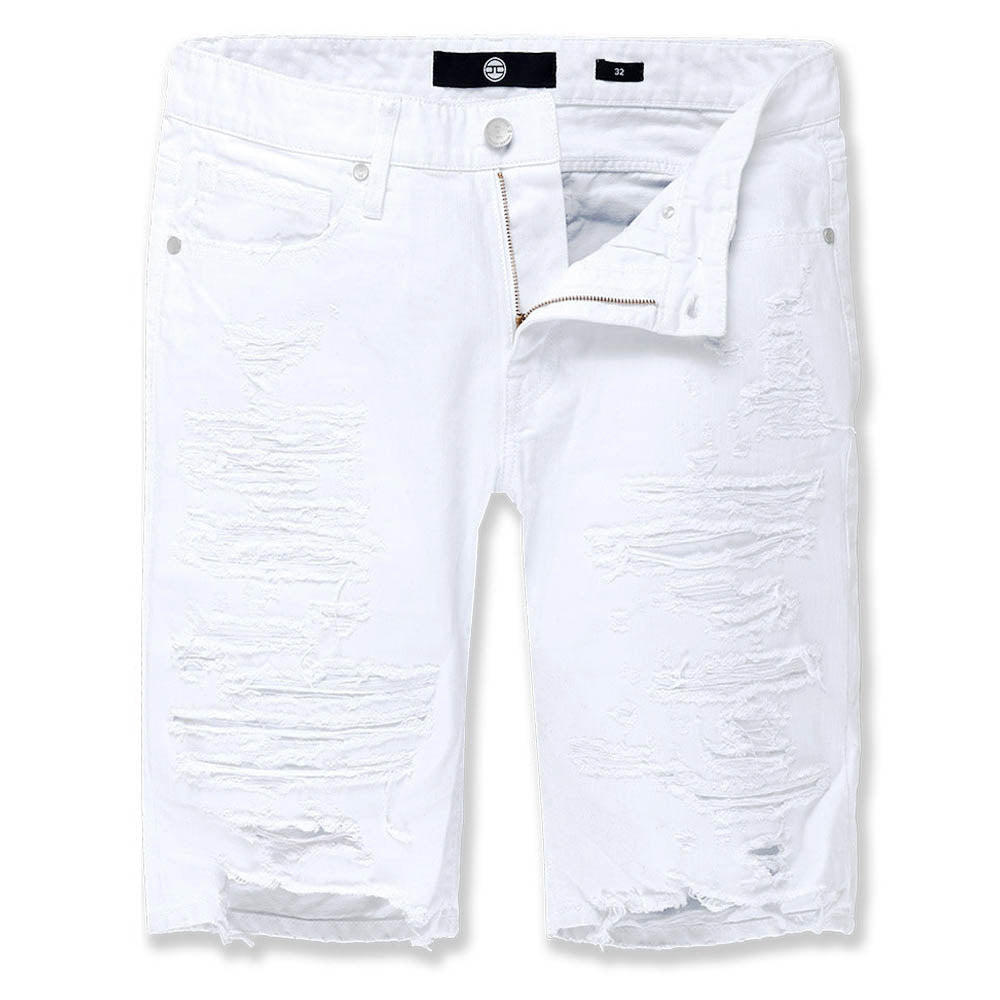 Jordan Craig Men Ironbound Twill Shorts (White)-Men-Bottoms-Shorts-Jordan Craig-White-30- Nexus Clothing