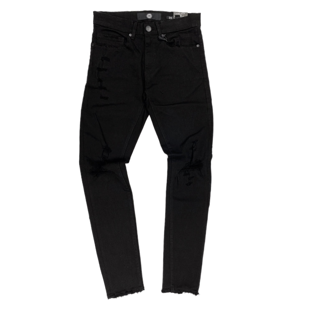 Jordan Craig Men Jeans Shreds (Black)1