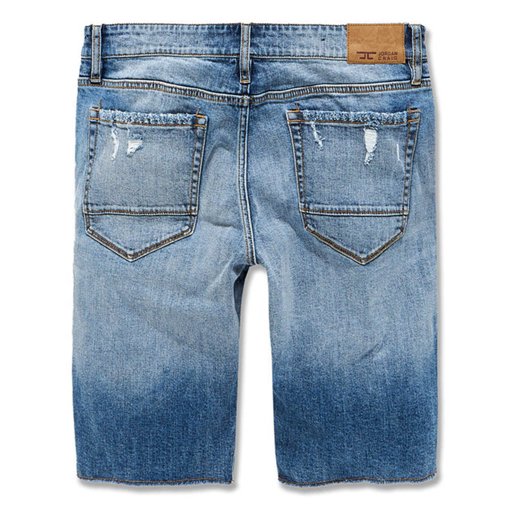 Jordan Craig Men Lafayette Denim Shorts (Medium Blue)-Nexus Clothing