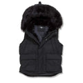Jordan Craig Men Yukon Fur Puffer Vest (Black)