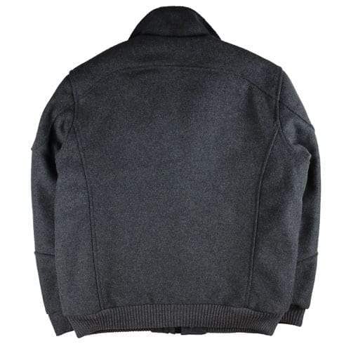 Jordan Craig Wool Zip Heavy Coat Charcoal Grey- Nexus Clothing
