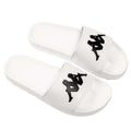 KAPPA AUTHENTIC ADAM 2 SLIDES - WHITE BLACK