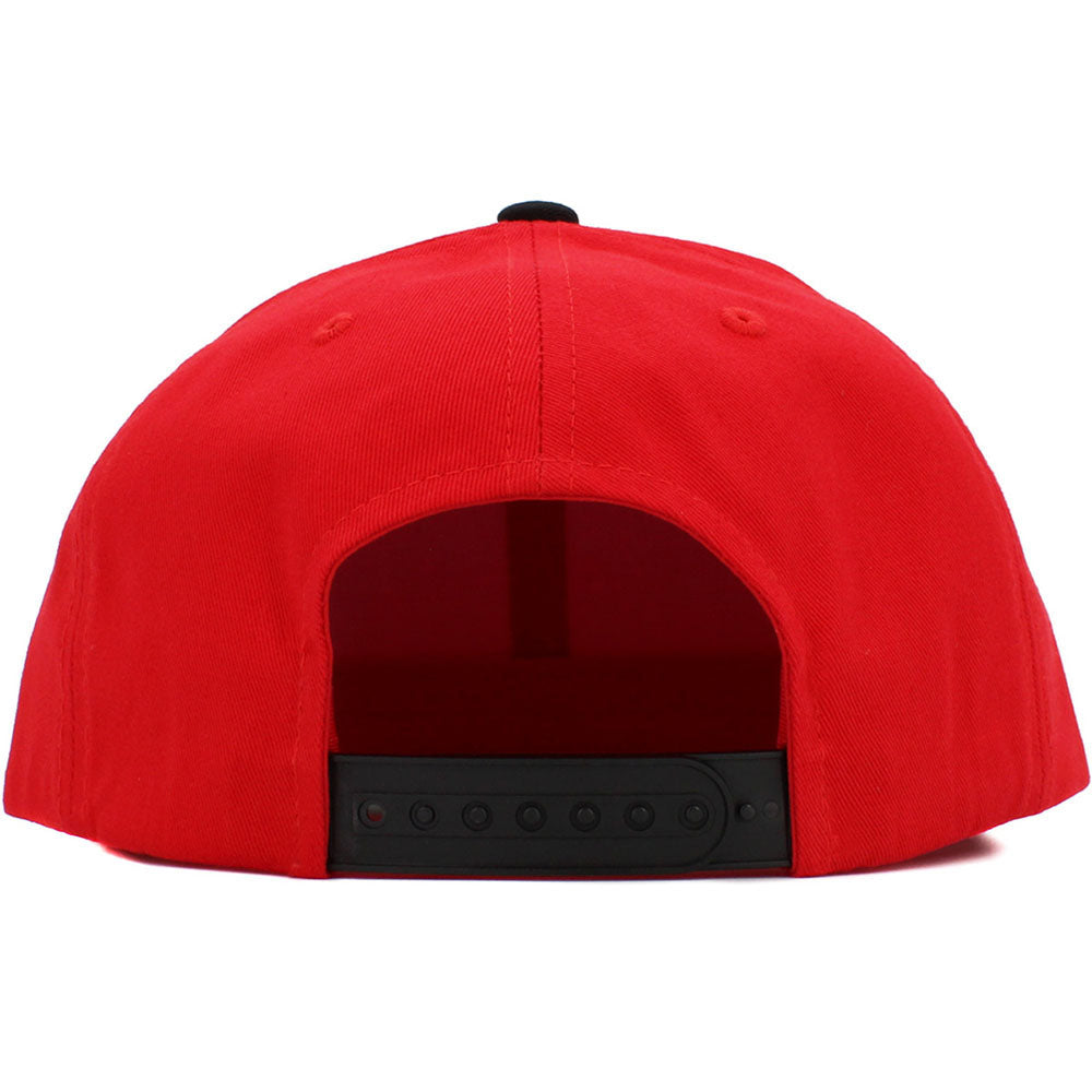 KB Ethos Men Basic Hat Two Tone Basic Snapback (Red Black) 3
