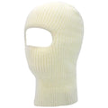 KB Ethos Men One Hole Basic Ski Mask Balaclavas (White)