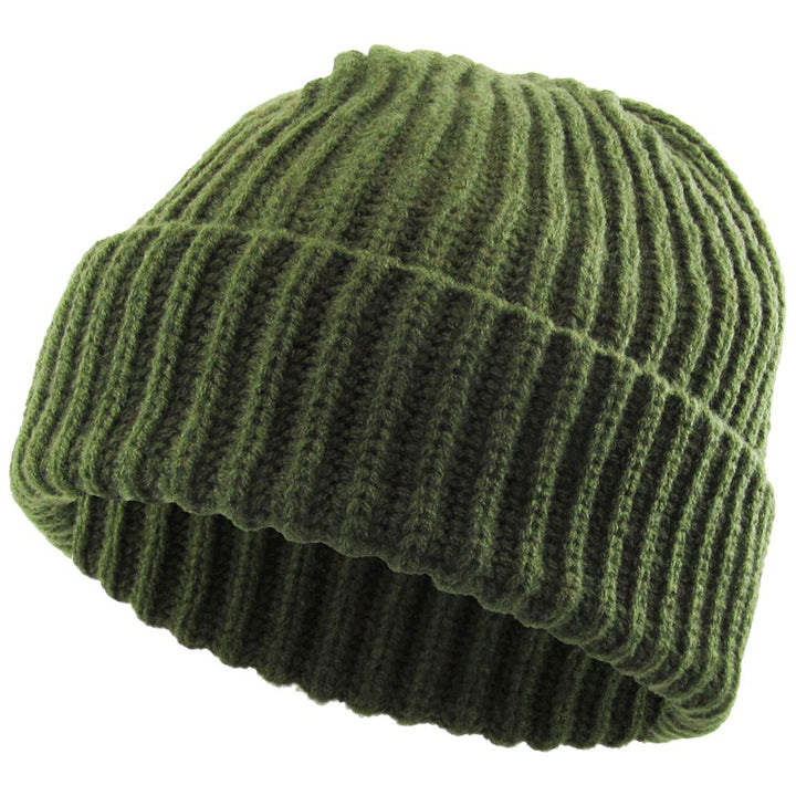 KB Ethos Men Ribbed Beanie (Olive)-Olive-OneSize-Nexus Clothing