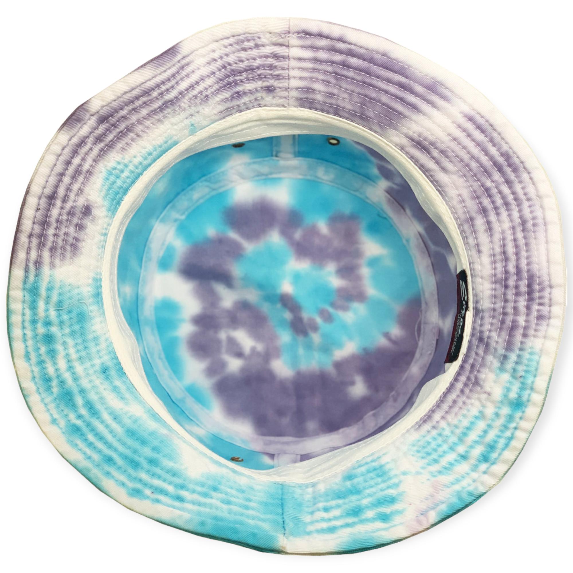 KB Ethos Men Tie Dye Bucket Hat (Aqua Purple)-Aqua Purple-Large / X-Lrage-Nexus Clothing