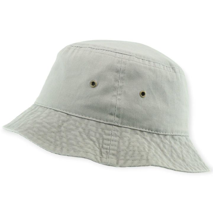 KB Ethos Solid Bucket Hat Fitted (Light Grey)-Nexus Clothing