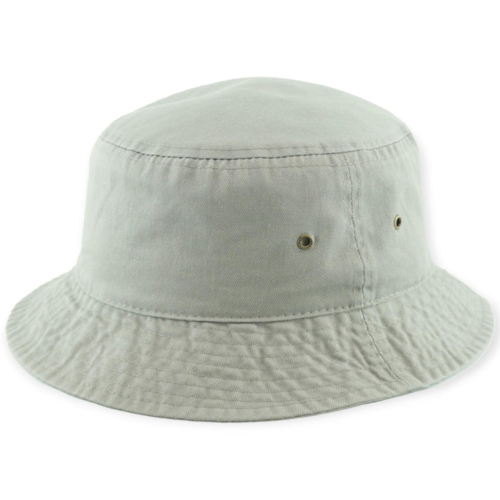 KB Ethos Solid Bucket Hat Fitted (Light Grey)-Nexus Clothing