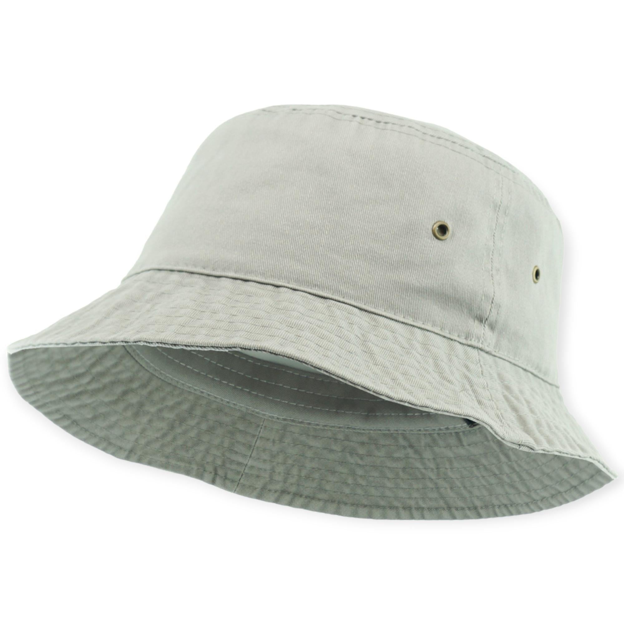 KB Ethos Solid Bucket Hat Fitted (Light Grey)-Headwear-Bucket Hat-KB Ethos-Light Grey-Large / X-Lrage- Nexus Clothing