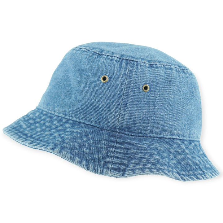 KB Ethos Solid Bucket Hat Fitted (Medium Denim )-Nexus Clothing