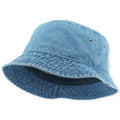 KB Ethos Solid Bucket Hat Fitted (Medium Denim )