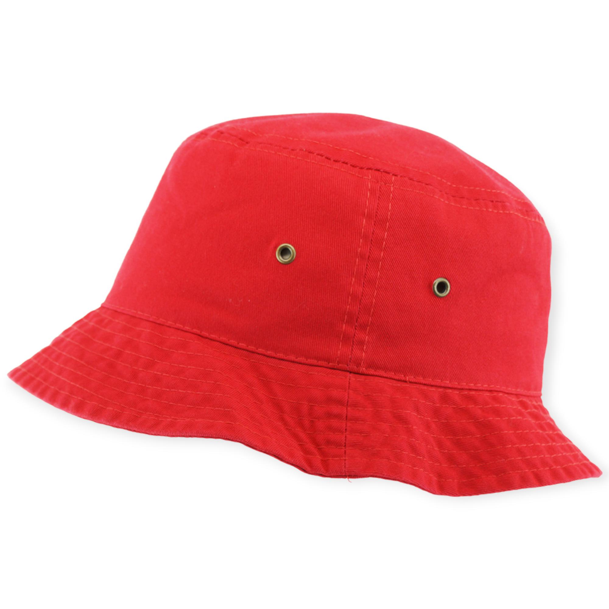 KB Ethos Solid Bucket Hat Fitted (Red)
