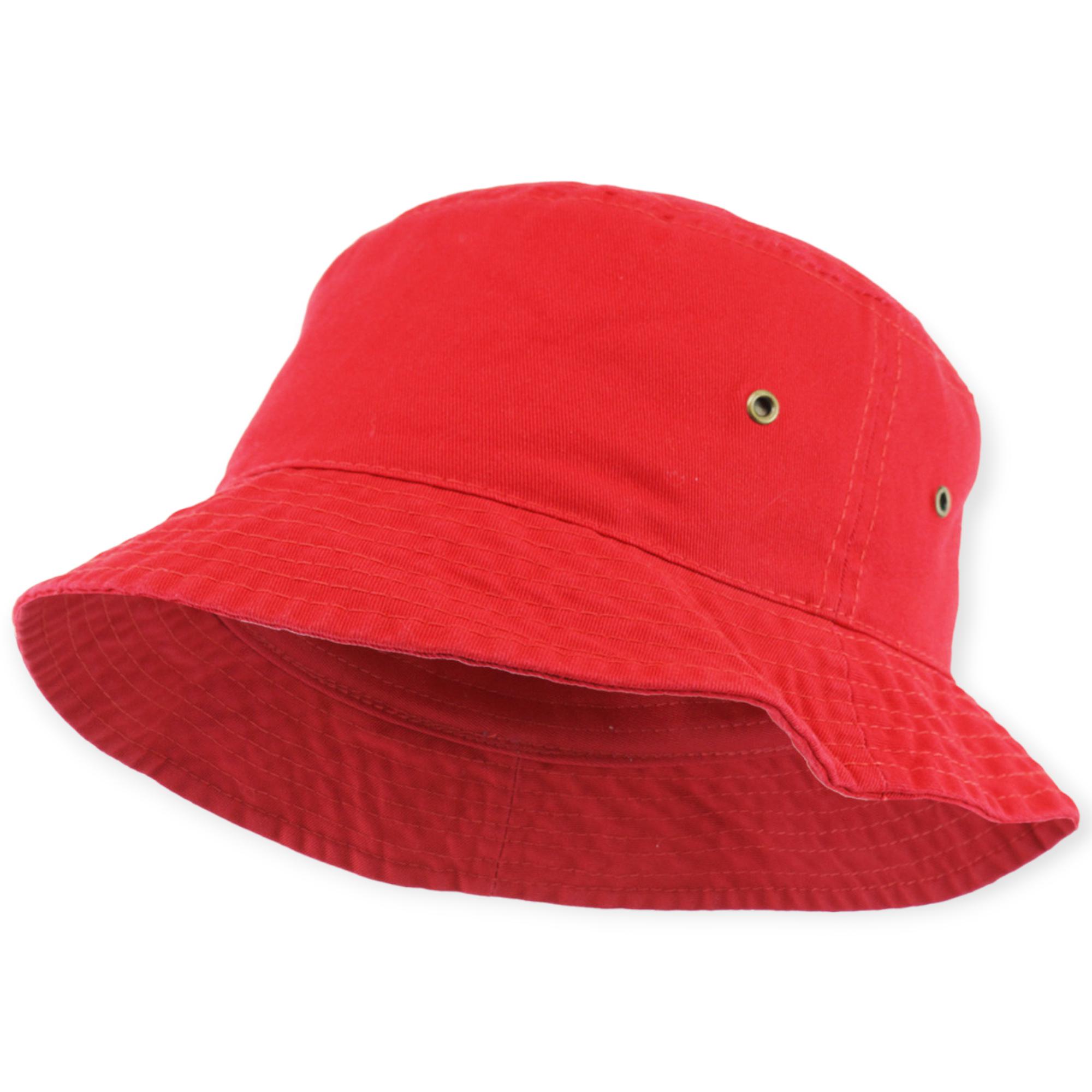 KB Ethos Solid Bucket Hat Fitted (Red)