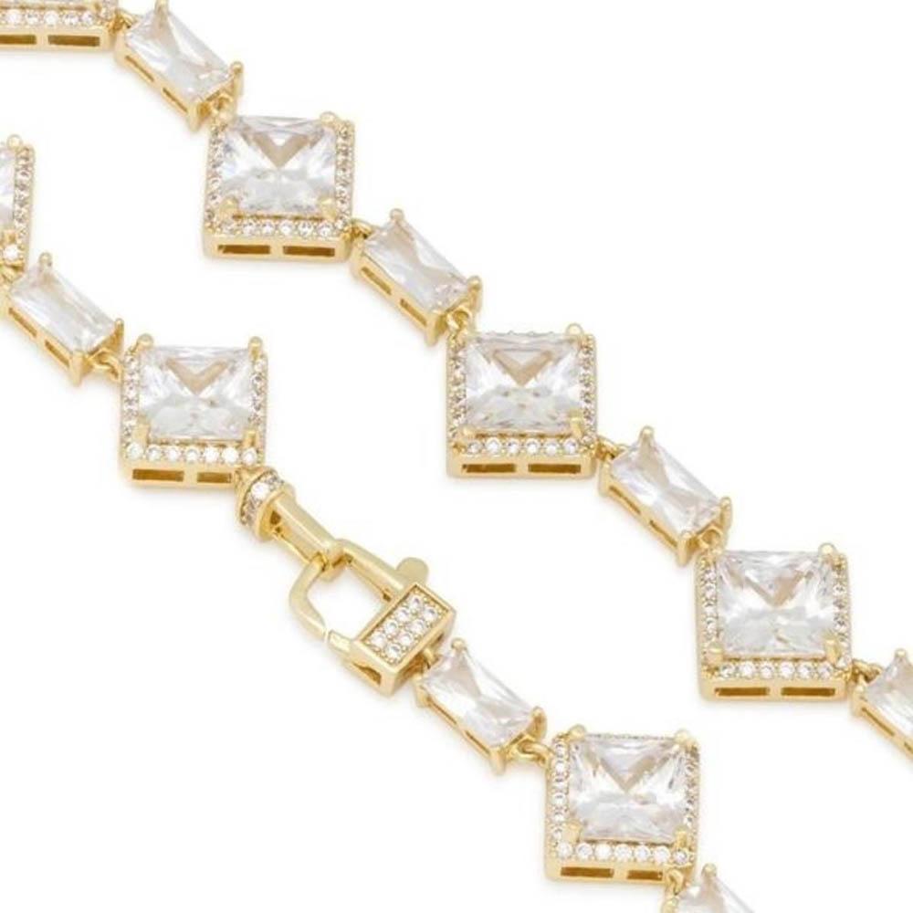 King Ice Men The Baguette Chain (Gold)