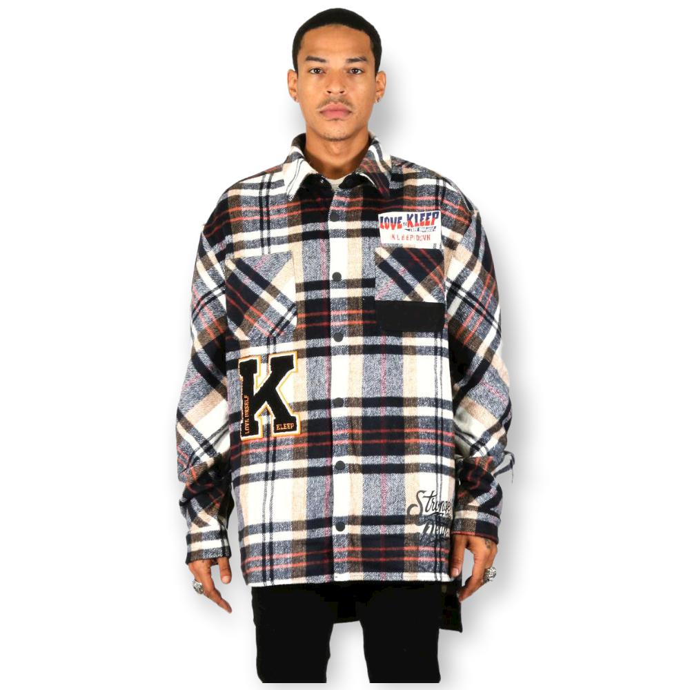 Kleep Men Premium Heavy Flannel (Mazarine)-Nexus Clothing