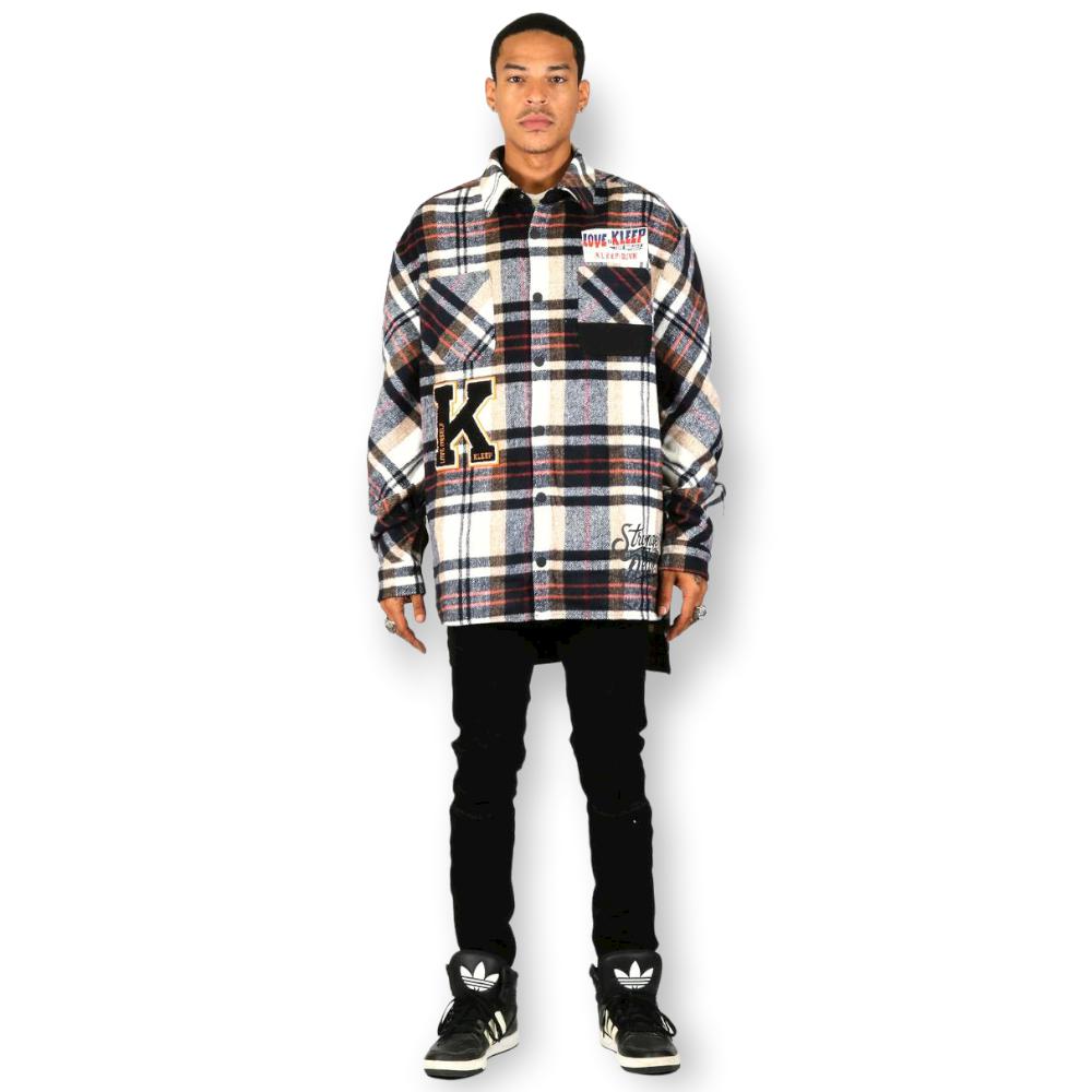 Kleep Men Premium Heavy Flannel (Mazarine)-Nexus Clothing