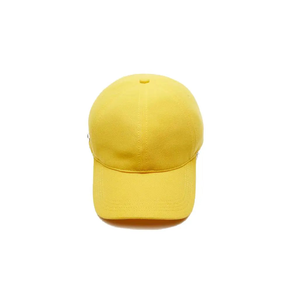 LACOSTE Men's Organic Cotton Piqué Cap-Yellow Wasp-OneSize-Nexus Clothing