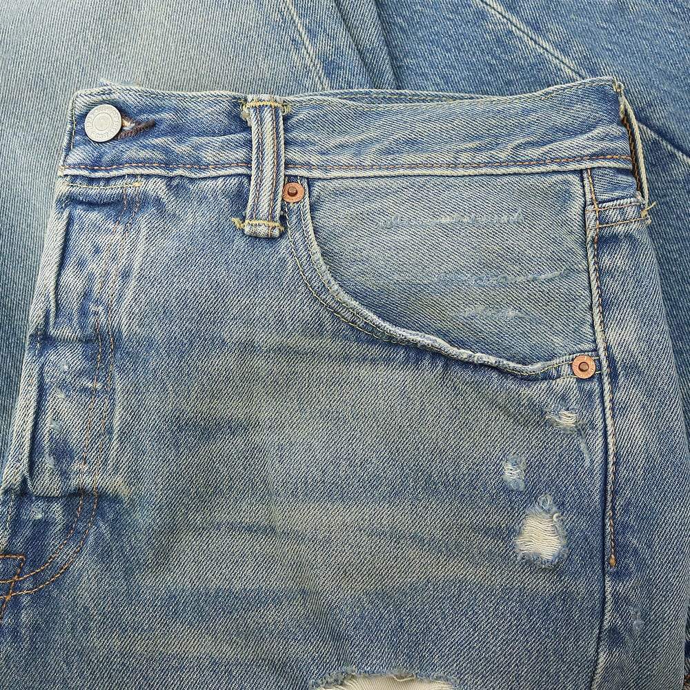 Levi's Torn Up 501 Jeans
